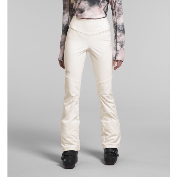 The North Face Cream Flare Ski Pants